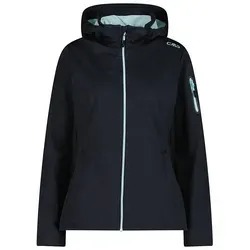 CMP Damen Light Softshell Jacke XXS grau - Softshelljacke in Größe XXS, winddicht und mit abnehmbarer Kapuze – perfekt für aktive Frauen.