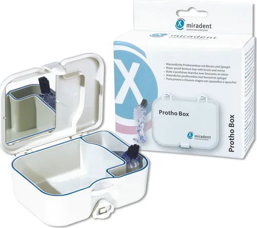 MIRADENT Prothesen-Aufbewahrungsbox Protho Box 1 St