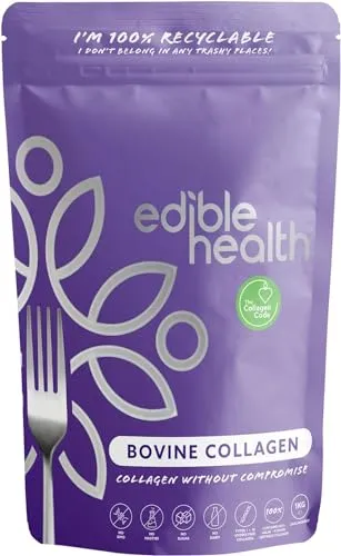 Edible Health Kollagen Pulver, Protein Pulver, hydrolysiert Typ 1 & 3, 1kg