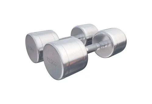 GORILLA SPORTS Kurzhantel Chrom - Einzeln/2er Set, 2-30kg Gewichte, Gerändelt, Stahl - Hantelset, (Set)