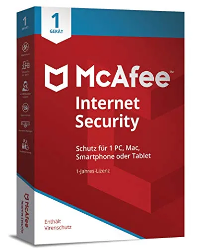 McAfee Internet Security 1 Device (Code in a Box)