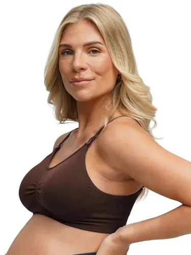 creamy fabrics Nahtloser Schwangerschafts- und Still-BH – Bequemer Soft-Touch BH für Alltag und Nacht - Hochwertiger Still-BH aus weichem Stretchmaterial, der sich flexibel anpasst. Bügelfrei und atmungsaktiv, ideal für den ganzen Tag. Praktischer Clipverschluss für einfaches Stillen, perfekt für zu Hause oder unterwegs.