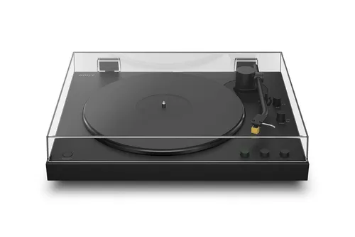 Sony Plattenspieler PS-LX5BT – Kabellose Musikgenüsse - Eleganter Plattenspieler in Schwarz mit Bluetooth-Funktion für kabellosen Musikgenuss. Ideal für Vinyl-Liebhaber, die Flexibilität schätzen.