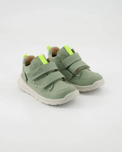 Superfit Breeze Sneaker - Atmungsaktive Leder Babyschuhe in Grün (27 EU) - Babyschuhe aus hochwertigem Nubukleder mit herausnehmbarer Innensohle und Gore-Tex Membran, ideal für aktive Kinder und optimalen Fußkomfort.