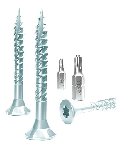 E-Jet Schraube 6 x 50 mm Vollgewinde VG verzinkt blau von E-Jet