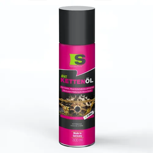 Spraytive 1x 300ml Bike Kettenöl – Kettenspray, Fahrradkettenöl, Kettenpflege