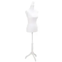 vidaXL Neu Damenbüste Schneiderpuppe - Höhenverstellbar von 133 cm bis 168 cm, ideal für Modedesigner und Schneider zur perfekten Präsentation von Kleidung