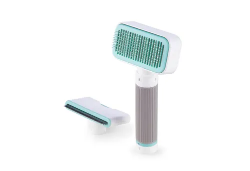 AstroPet Fellkamm Haustier-Haarbürste mit UV lampe ACPB-001, Erkennung von Pilzbefall