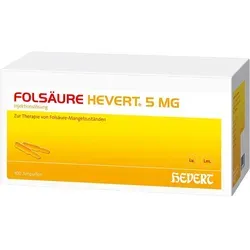 Folsäure Hevert 5 mg Ampullen