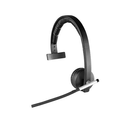 Logitech H820e Wireless Headset Mono - kabelloses Headset für klare Gespräche, ideal für den professionellen Einsatz im Büro oder Home Office