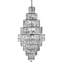 Searchlight Empire 1500CC Kronleuchter mit 13 Flammen in silber von Searchlight