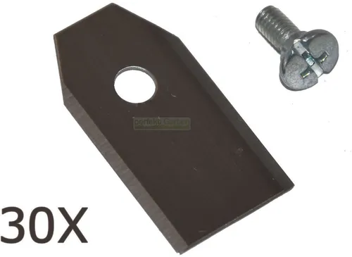 X 3,5 CM Edelstahl Messer für Yard Force SC600ECO / MowBest 400 Mähroboter 30