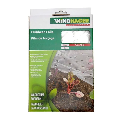  Windhager Frühbeet-Folie 10 m x 1,5 m 20my Frühbeet 0,43 EUR/m²