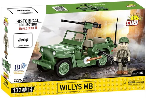 COBI® 2296 - Willys MB Jeep Militär Armee historisch