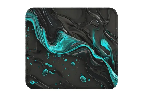 Sunnywall Gaming Mauspad Speed Mousepad XXL Premium 4 mm - Liquid Stripe Milky (Farbauswahl) (inkl. Wallpaper), 45x40, 80x30, 90x40 cm, rutschfest, vernähte Ränder, Tischunterlage