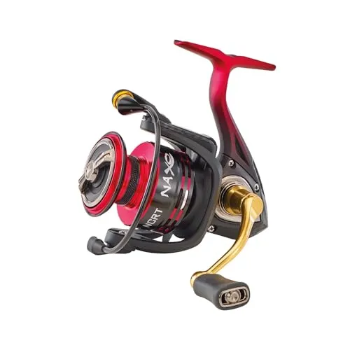 Ryobi NCRT Naxo 3000 Spinnrolle - Angelrolle mit 9+1 Kugellagern für reibungsloses Angeln, leicht mit nur 215 g und einem Schnureinzug von 75 cm pro Umdrehung.