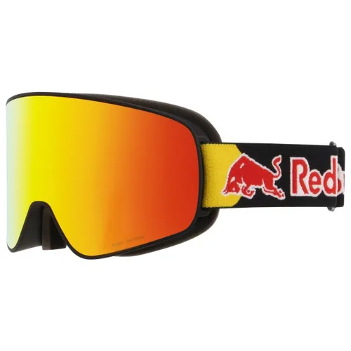 Red Bull SPECT Eyewear Rush Black Goggle orange with red Gr. Uni - Wintersport-Brillen mit innovativer F°SCAPE Anti-Fog Technologie für klare Sicht und FREE°D Technologie zur Vermeidung optischer Verzerrungen – ideal für wechselhafte Bedingungen.