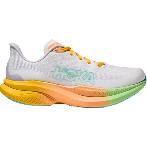 Hoka One One Mach 6 Herren Laufschuhe in weiß von HOKA