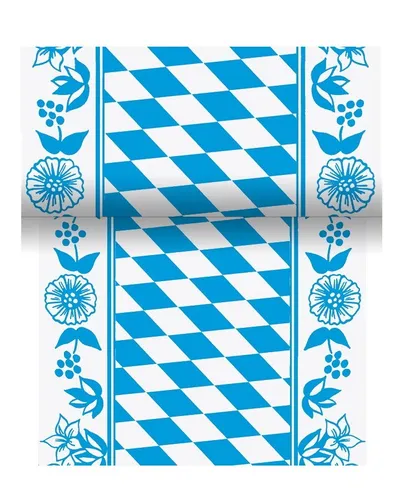 Dunicel Tischläufer Bayernraute 0,15mx20m,Oktoberfest 1 von Duni