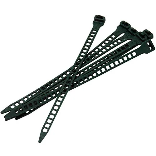 Videx-Befestigungsschlaufen Kunststoff PU für Sichtschutzmatten, PU, Grün, 25 Stück