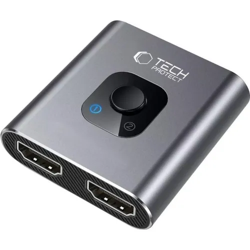 Tech-Protect HB07 HUB Adapter 2in1 HDMI 4K 60HZ - gray (HDMI, 5.20 cm) (27337-0)