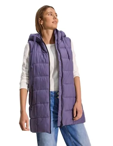 Cecil Damen Steppweste in lila von CECIL
