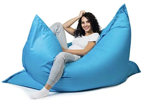 sunnypillow XXL Sitzsack - Riesensitzsack für Outdoor & Indoor - Sitzsäcke in 3 Größen und vielen Farben, ideal für Garten oder Büro. Mit langlebigem, wasserabweisendem Material und ergonomischer Füllung für besten Sitzkomfort und Rückenschmerzlinderung.