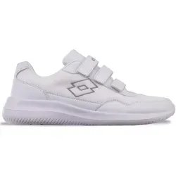 Lotto Sneaker in Übergrößen Weiß 2400361U1014 - Modische große Sneaker in Weiß von Lotto, ideal für Komfort und Stil. Mit Klettverschluss und F-Weite für perfekten Sitz, perfekt für jeden Tag.