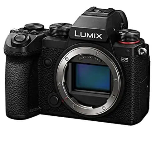 PANASONIC DC-S5 LUMIX S Vollformatkamera - Spiegellose Systemkamera - Vollformatkamera mit 24,2 MP, ideal für hochwertige 4K-Filmaufnahmen und beeindruckende Bilder. Perfekt für kreative Fotografen.