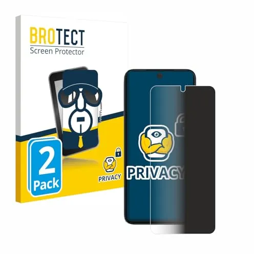 BROTECT 2 Stück Anti-Spy Blickschutzfolie für Motorola Edge 30 Neo Privacy Screen Protector [Displayschutz-Folie, Sichtschutz, Blaulichtfilter]