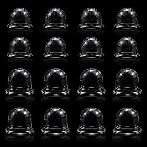 UTMACH 16 Stück Primer Pumpe Vergaser Primer Bulb Pump Primer Birne Pumpe Primerkolben Kraftstoffpumpe Primer für Rasenmäher Gebläse Rasentrimmer Schneider Hecken Trimmer Kettensäge(19mm und 22mm)