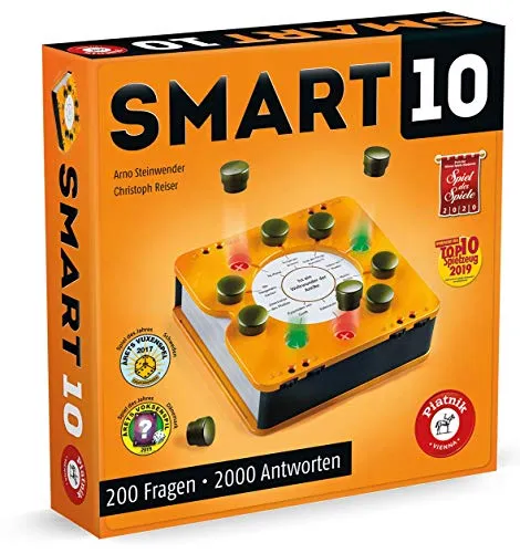 Piatnik 7167 - Smart 10 Quizspiel, das Alleswisser-Brettspiel für 2-8 Spieler ab 12 Jahren, nominiert zum Top 10 Spielzeug 2019