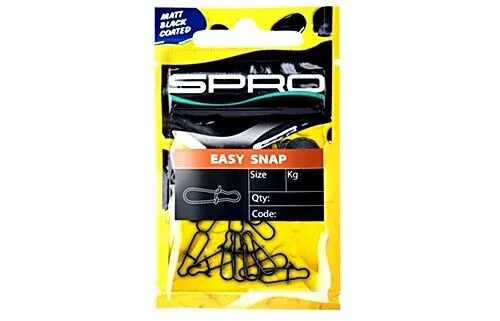Spro MB Easy Snap Gr. 000 20 St. in schwarz von SPRO