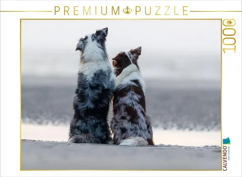 CALVENDO Puzzle Best Friends! | 1000 Teile Foto-Puzzle für glückliche Stunden - Erleben Sie die Freude mit diesem 1000 Teile Puzzle, das zwei beste Freunde zeigt. Ideal für entspannte Stunden und kreative Auszeiten. Perfekt für Puzzle-Liebhaber jeden Alters! 64x48cm.