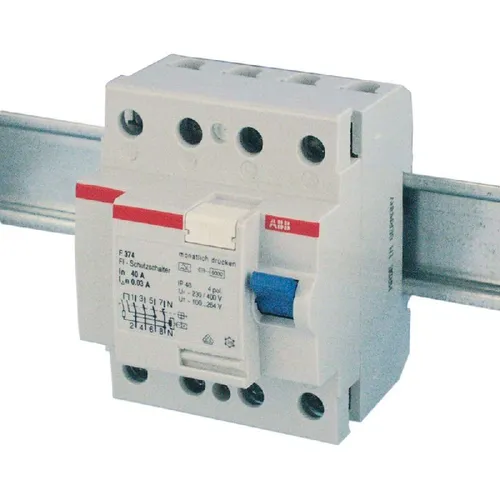 REV 0515495555 FI, Schutzschalter 4-polig, Höhe 68mm,40A, 30mA,Typ A, grau