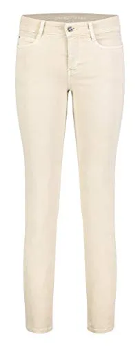 MCA Damen Dream Straight Jeans - Smooth Beige 214W, W46/L30 - Stylische Jeans aus 75% Baumwolle mit recycelten Materialien, ideal für nachhaltige Modebewusste. Pflegeleicht und perfekt für jeden Anlass.