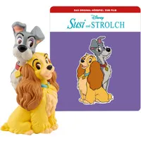 tonies Hörfigur Disney Susi und Strolch für Toniebox - unvergessliches Hörspielabenteuer mit 54 Minuten Spielzeit, ideal für Kinder ab 4 Jahren