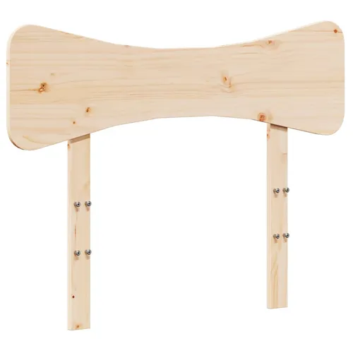 vidaXL Kopfteil mit Holzbeinen - 100cm Massivholz Kiefer - Kopfteil aus massivem Kiefernholz mit stabilen Beinen, bietet hervorragende Unterstützung für Rückenkissen beim Lesen oder Fernsehen im Schlafzimmer.