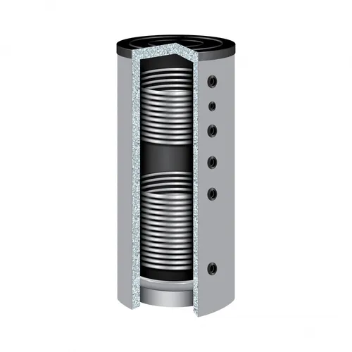 Liter TWL Pufferspeicher PR2-1000 mit 2 Wärmetauschern