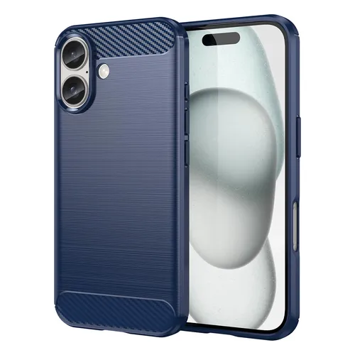HURTEL SILIKON-CARBON-HÜLLE FÜR IPHONE 16 KRATZFEST LANGLEBIG