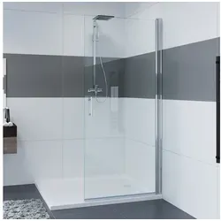 IMPTS Walk-in-Dusche Glaswand Dusche - Duschkabine mit eleganter, rahmenloser Glaswand (70-100 x 185/195 cm), ideal für barrierefreien Zugang und modernes Badezimmerdesign.