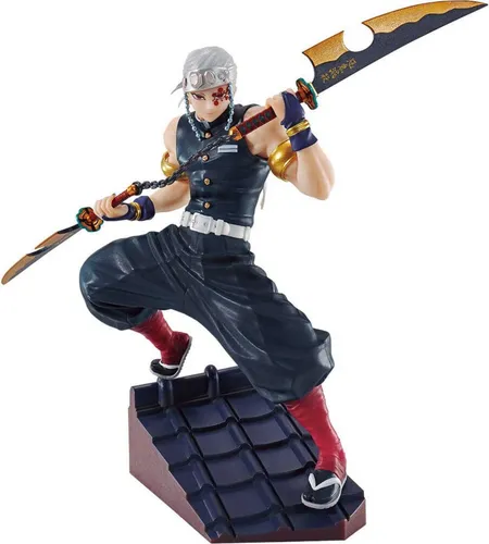 Demon Slayer: Kimetsu no Yaiba Ichibansho PVC Statue Tengen Uzui - Aufstellfiguren & Statuen, detailgetreue Nachbildung des beliebten Charakters Tengen Uzui aus Demon Slayer