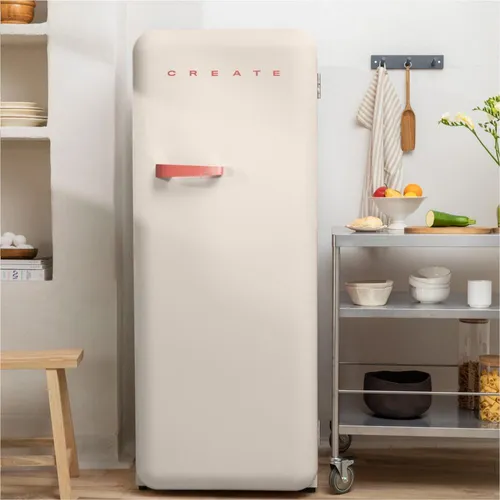CREATE RETRO FRIDGE 150 TERRACOTA