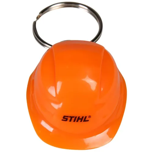 STIHL Schlüsselanhänger Helm Orange 4 x 5 x 2,4 cm in orange von STIHL