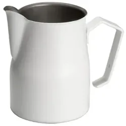 Motta Milchkännchen Europa 0,50l - Ideal für Latte Art - Geschirr: Hochwertiges Milchkännchen aus rostfreiem Edelstahl, perfekt für cremigen Milchschaum und Latte Art, mit ideal geformter Ausgusstülle.