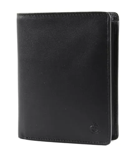 Esquire Logo Geldbörse 12cc 12 cm RFID Black - Herren-Geldbörse mit RFID-Schutz, kompakt und übersichtlich für sicheres Aufbewahren von Bargeld und Karten. Ideal für den modernen Alltag!