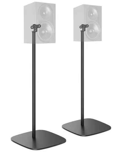 Xantron® PREMIUM-USF-2 Lautsprecherständer - Schwarz - Lautsprecher Zubehör mit universeller Kompatibilität, stabiler Stahlkonstruktion und elegantem Design für ein sauberes Audio-Setup.
