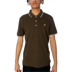 Lyle & Scott Poloshirt Poloshirt Lyle&Scott Tipped braun XXL (56)
