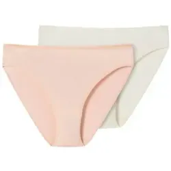 Schiesser 2P Modal Essentials Tai Rosa/Weiß Modal 36 Damen