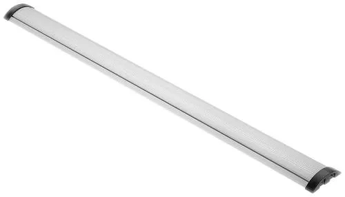 ROLINE Kabel-Brücke - Aluminium, 92 x 22 mm, silberfarben, 1,1 m, schützt vor Stolperfallen und ideal für Büro- und Industriealltag